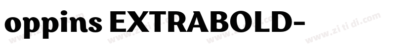oppins EXTRABOLD字体转换 oppins EXTRABOLD字体转换
